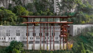 Renovación de las cuevas de Tianbao Luzhou
