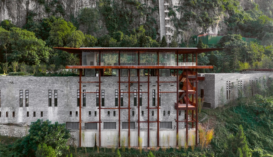 Renovación de las cuevas de Tianbao Luzhou