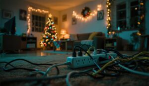 Decoraciones de fin de año hasta 85 % de los incendios eléctricos podrían prevenirse con materiales certificados