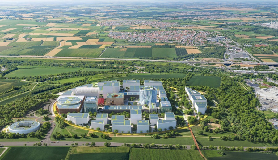 MVRDV inicia la construcción del Campus de Inteligencia Artificial del Parque de Innovación en Heilbronn, Alemania