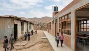 Arquitectura contra el colapso el 98% de los colegios en Perú no son aptos para el aprendizaje