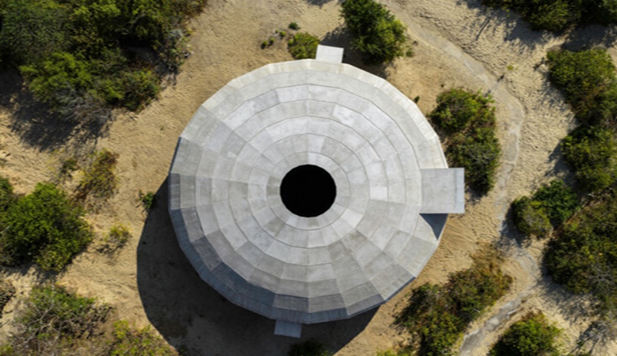 OMA Shohei Shigematsu diseña un pabellón elipsoidal para el cultivo de hongos en Casa Wabi en Oaxaca, México