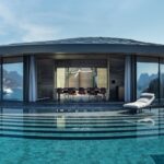 Arquitectura que emerge del paisaje en Japón