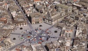 La plaza más geométrica de Italia un hexágono perfecto con una arquitectura matemática en el Valle de Noto de Sicilia
