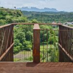 Escalera mirador en la Vall del Paradís de Manresa