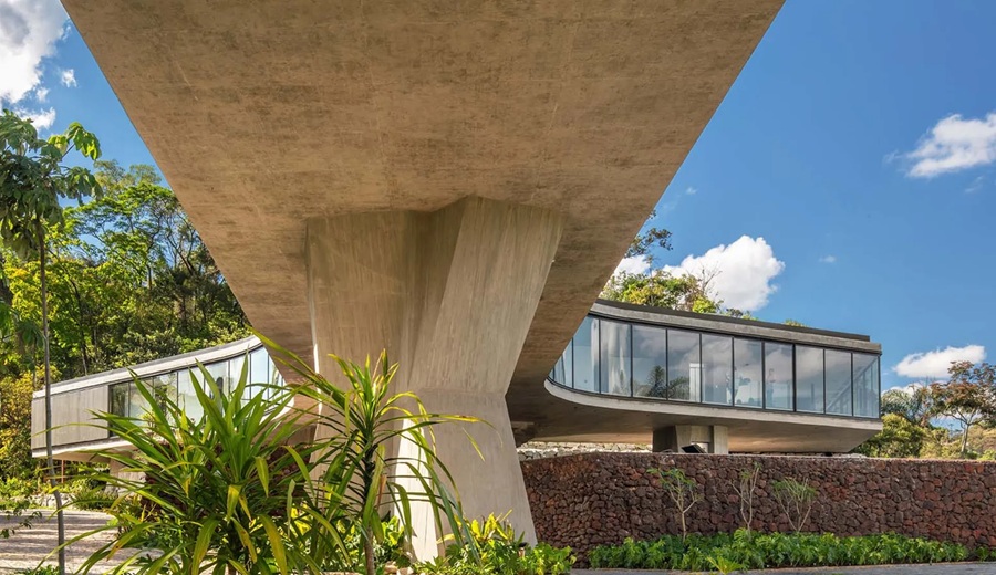 Casa Xingu un proyecto brasileño de arquitectura en suspensión