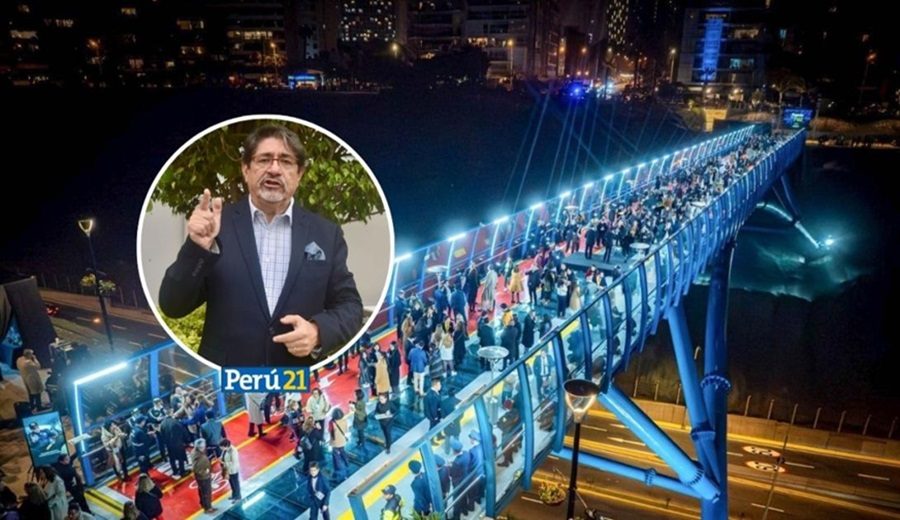 Alcalde de Miraflores sobre el Puente de la Paz Vecinos están satisfechos tras reducción de luces