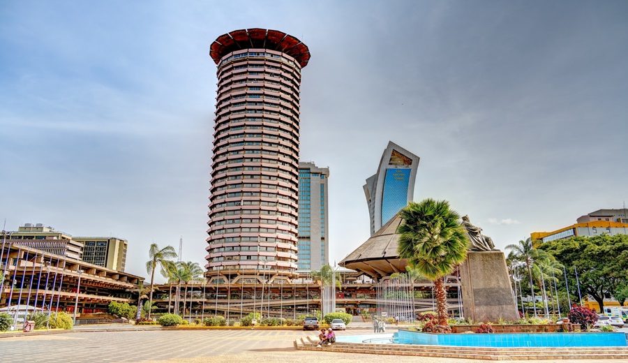 Centro Internacional de Convenciones Kenyatta icono modernista de la arquitectura africana poscolonial