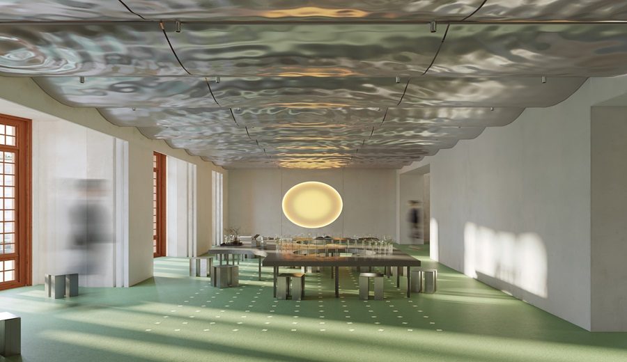 Galería de arte contemporáneo en la Casa Batlló de Barcelona