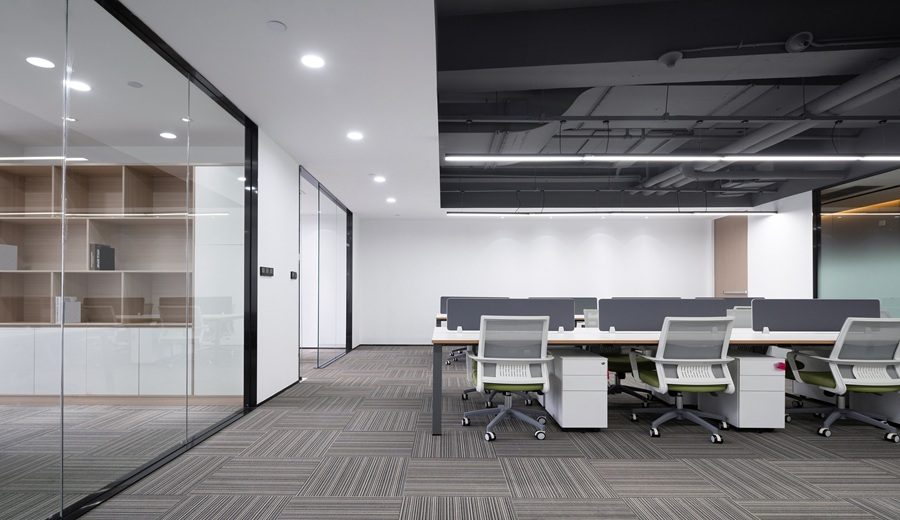 interior of modern office with simple design