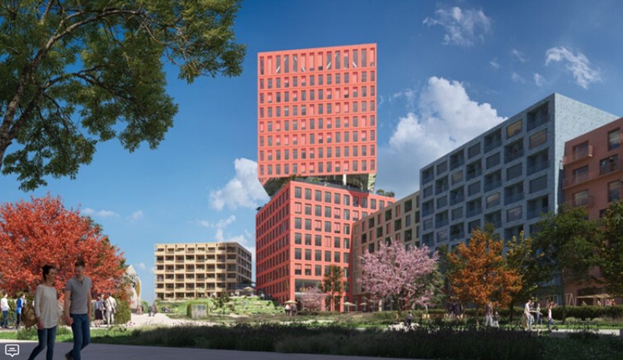 MVRDV y LOLA presentan Grüne Mitte, un complejo de viviendas sociales participativas en Düsseldorf, Alemania