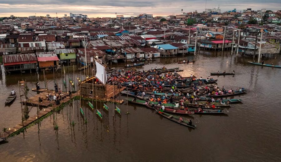 Muyuna Fest la arquitectura flotante que convirtió Belén en un cine sobre el agua