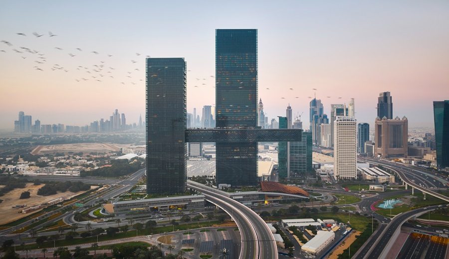 Nikken Sekkei completa el rascacielos voladizo más largo del mundo en Dubái