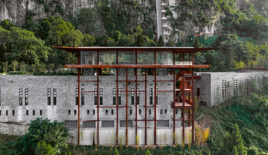 Renovación de las cuevas de Tianbao Luzhou