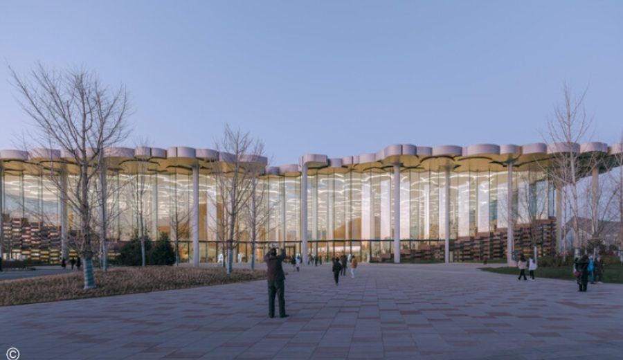 Snøhetta inaugura la biblioteca de Beijing, que alberga el espacio de lectura climatizado más grande del mundo