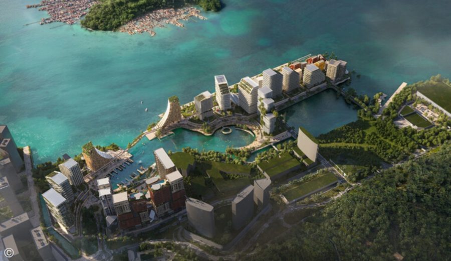 Snøhetta presenta el Plan Maestro de Jesselton Docklands en Kota Kinabalu, Malasia